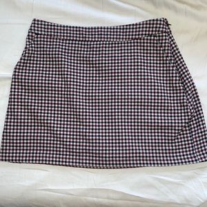 Abercrombie & Fitch plaid mini skirt